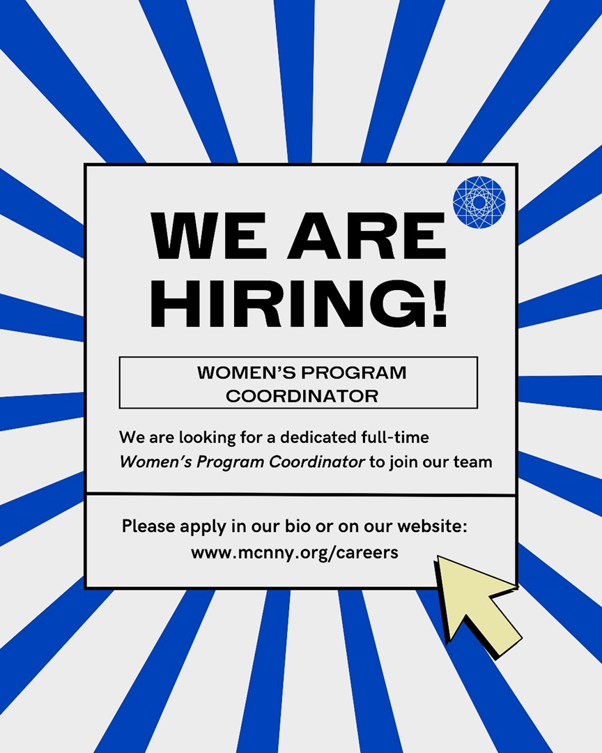 Women's Program Coordinator flyer