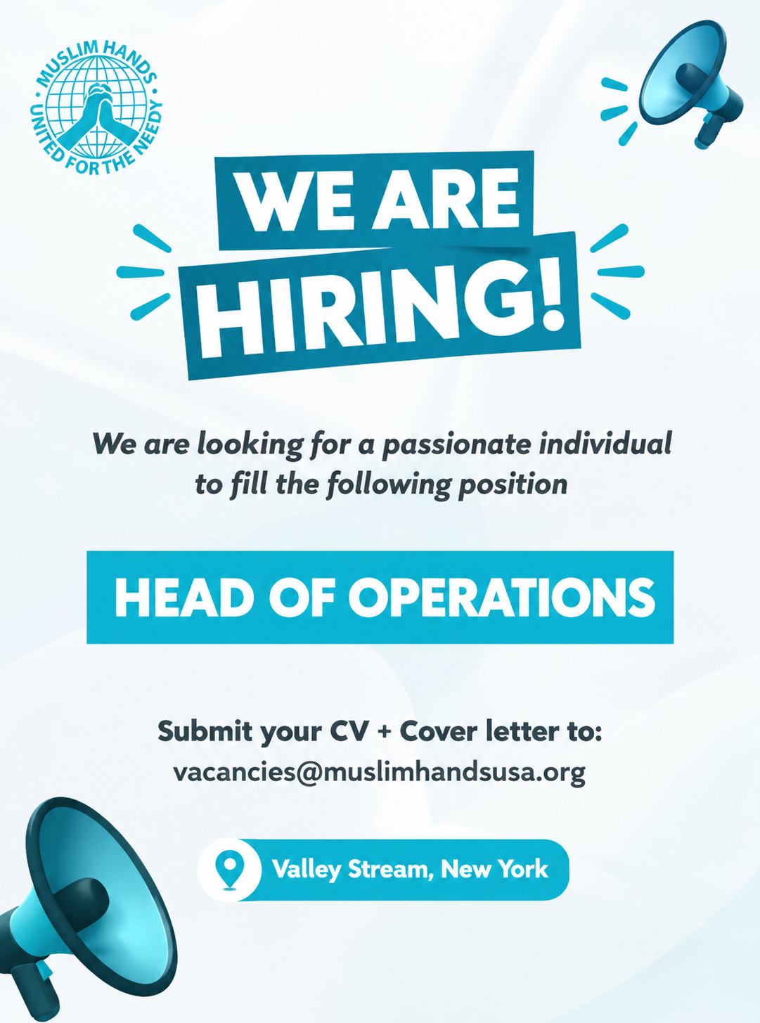 Head of Operations flyer