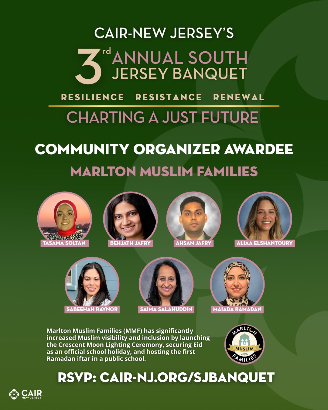 3rd Annual South Jersey Banquet