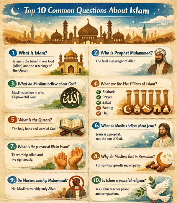Top 10 Common Questions About Islam