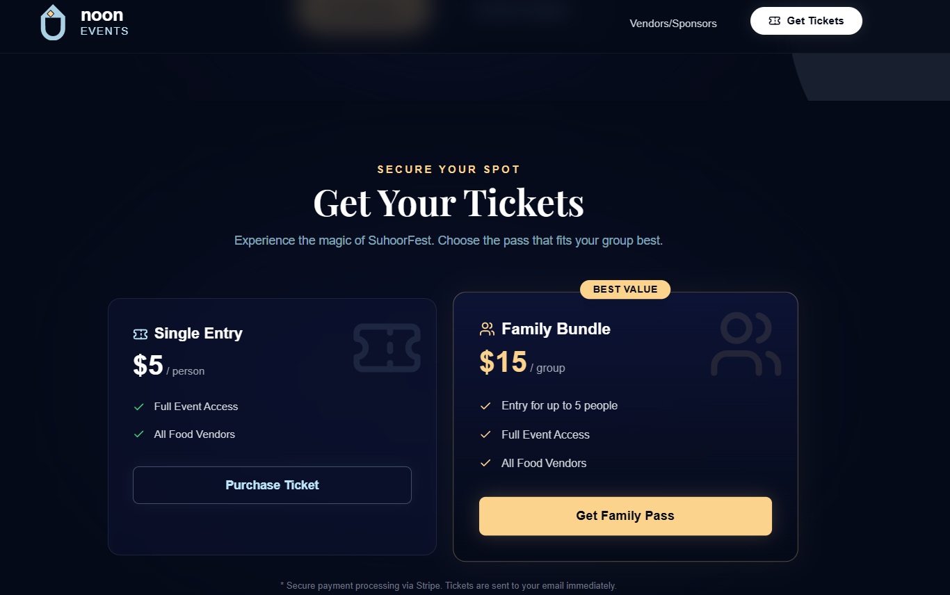 INDY SUHOOR FEST Banner