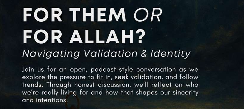 FOR THEM OR FOR ALLAH? Banner