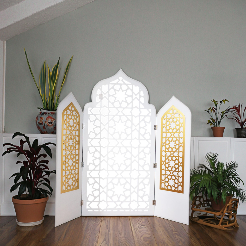 Bestselling New Muslim Islamic Home Decoration Ramadan Gift Room Wall Art Islamic Mosque Silhouette Bracket Muslim gallery 2
