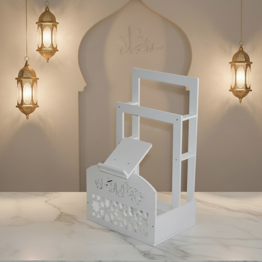 Elegant Customizable Eco-Friendly Wooden Prayer Mat Rug Organizer for Home Office & Living Room Decor Easter Occasion gallery 3