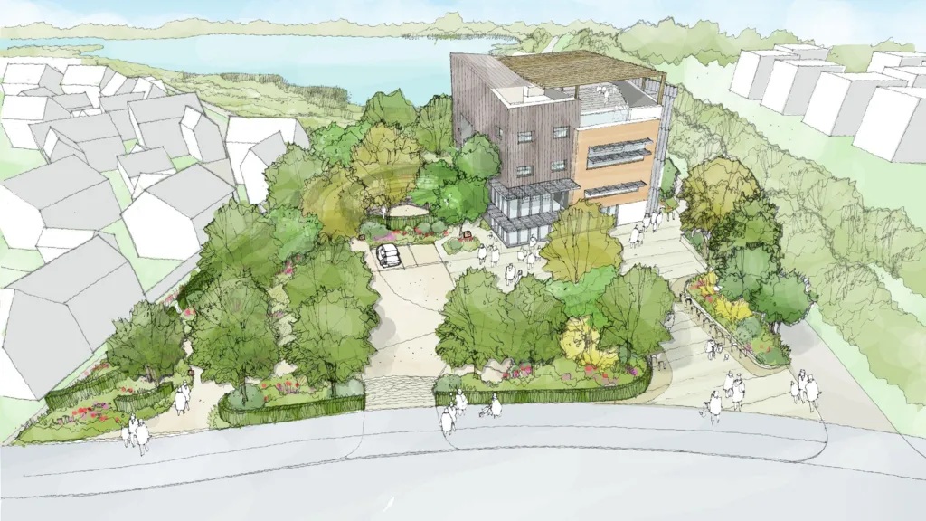 Hindu and Christian groups bid for new town's hub