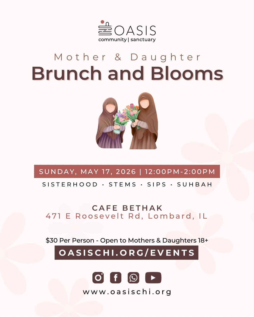 Mother & Daughter Brunch and Blooms