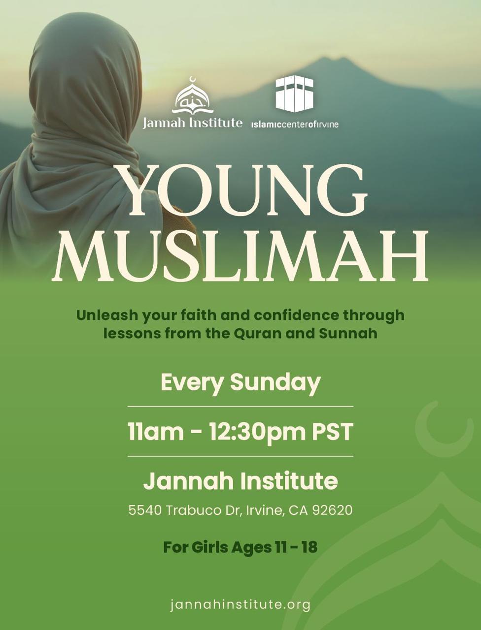 Young Muslimah Program Banner