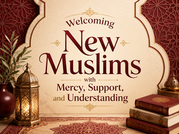 Welcoming New Muslims with Mercy, Support, and Understanding