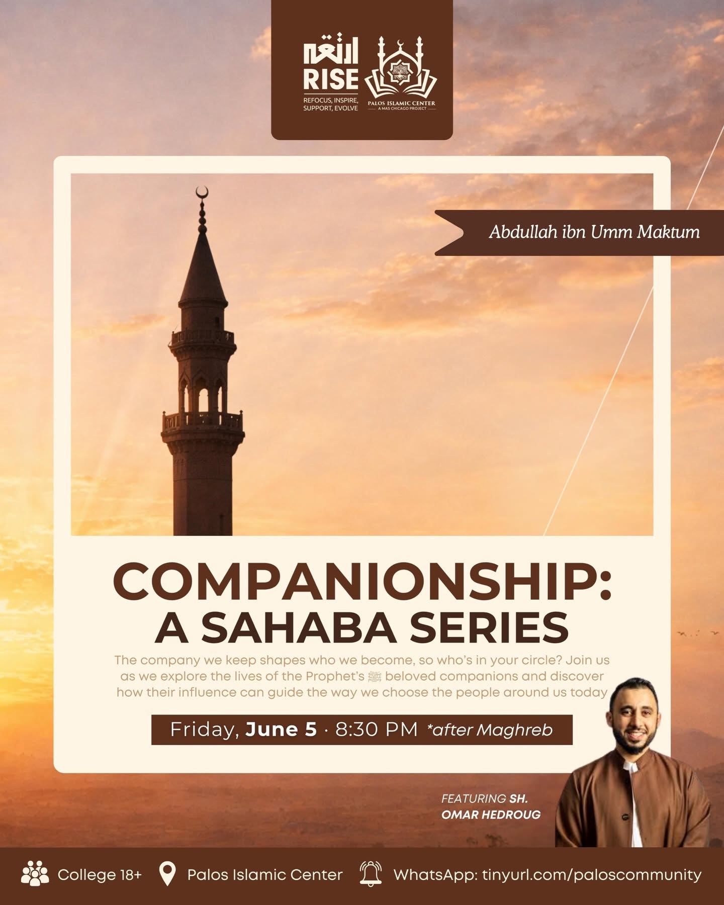 Companionship: A Sahaba Series /Abdullah ibn Umm Maktum (رضي الله عنه)/
