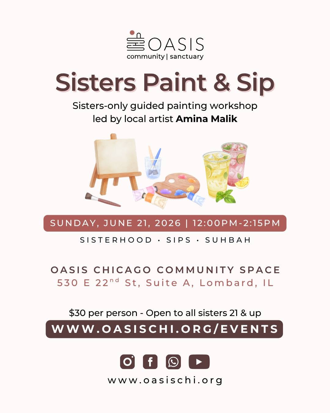 Sisters Paint & Sip