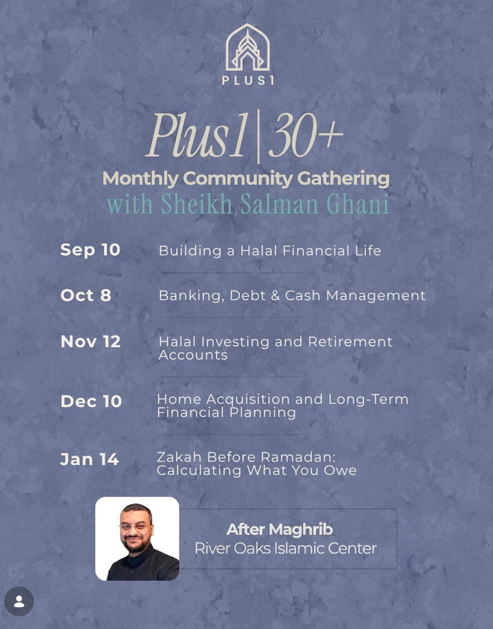 Plus1 | 30+ Monthly Community Gathering