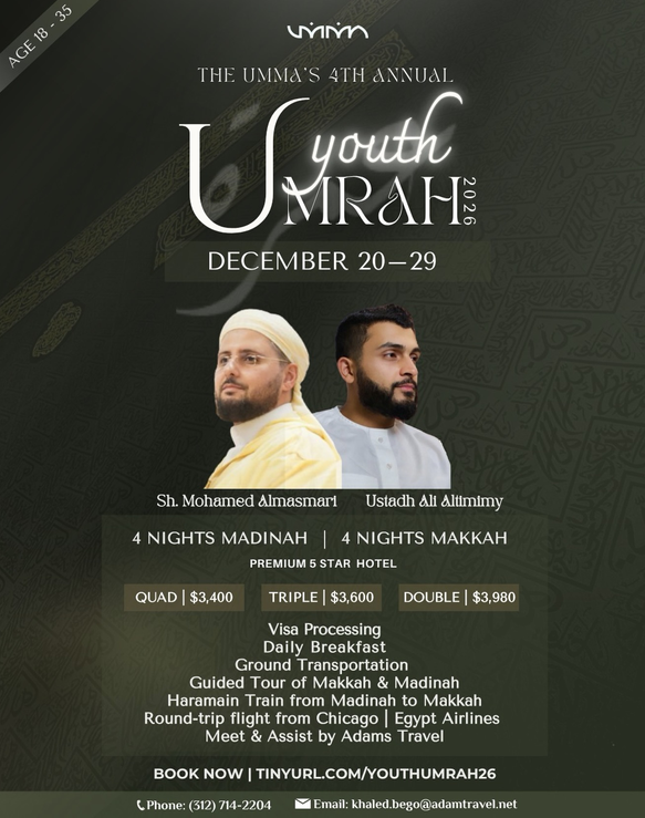 The UMMA’s 4th Annual Youth Umrah (2026)