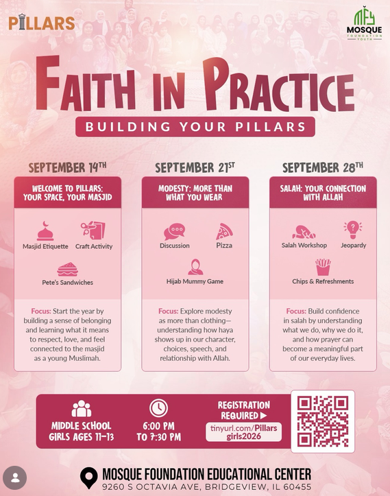 Pillars Girls – Faith in Practice: Building Your Pillars