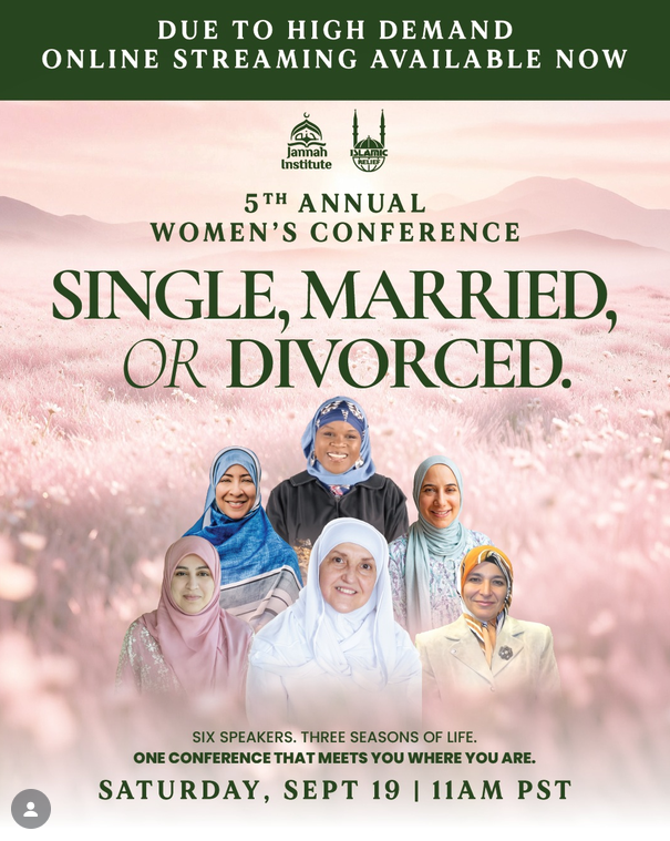 5th Annual Women’s Conference – Single, Married, or Divorced